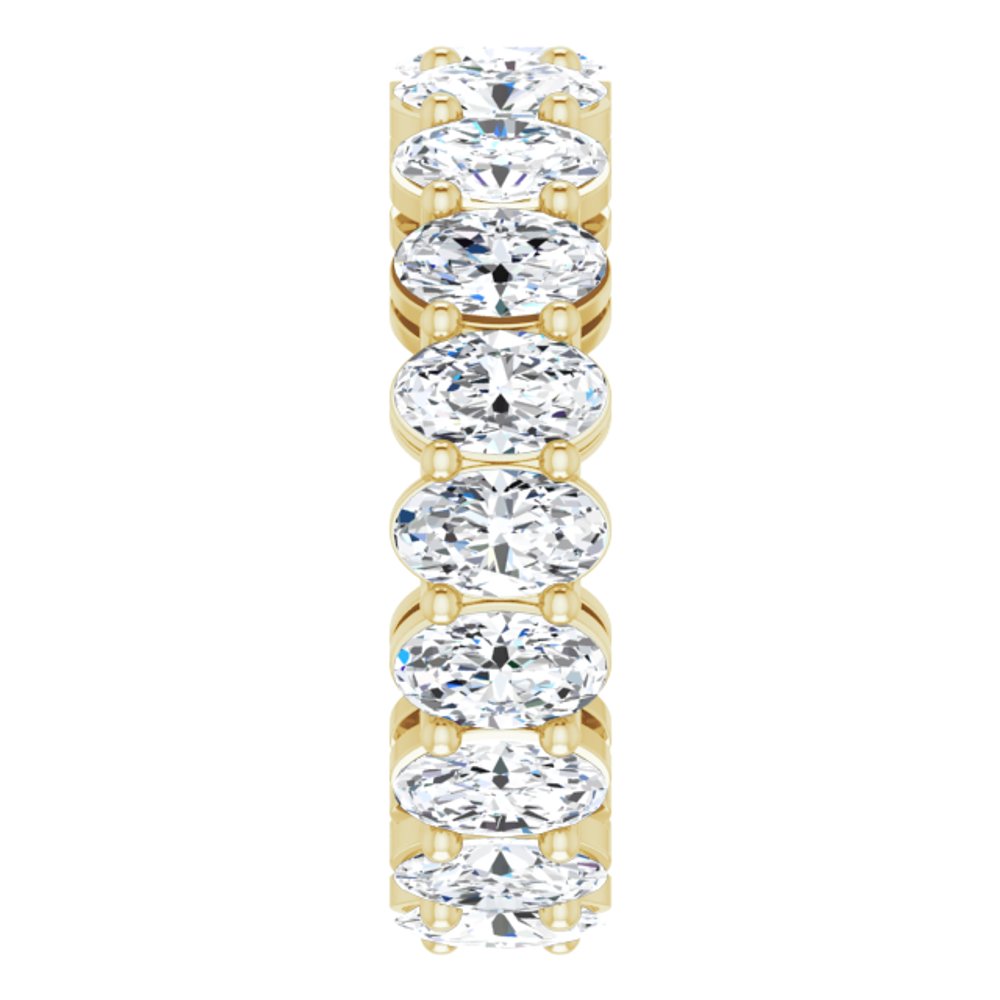 14K Yellow Gold 3 3/8 CTW Lab-Grown Diamond Eternity Band