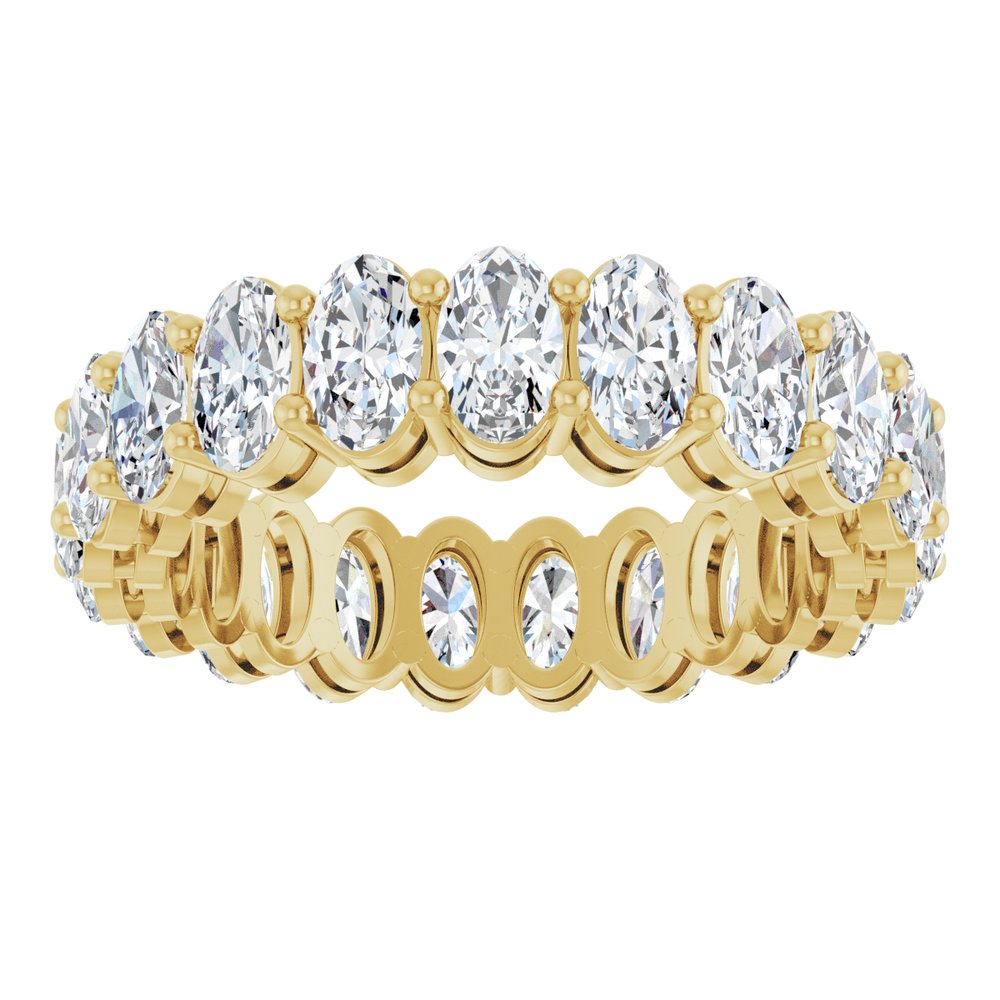 14K Yellow Gold 4 CTW Lab-Grown Diamond Eternity Band