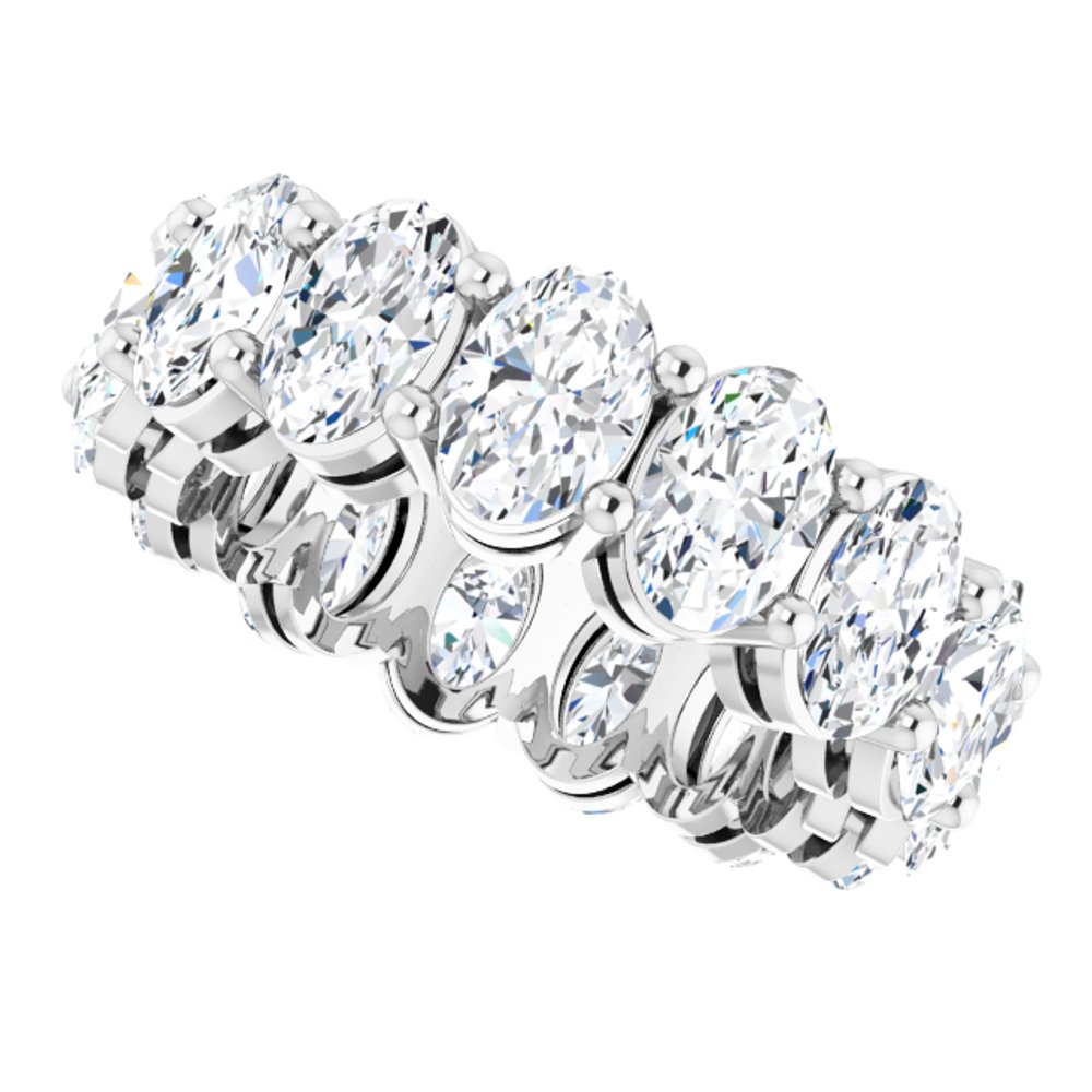 14K White Gold 5 1/2 CTW Lab-Grown Diamond Eternity Band