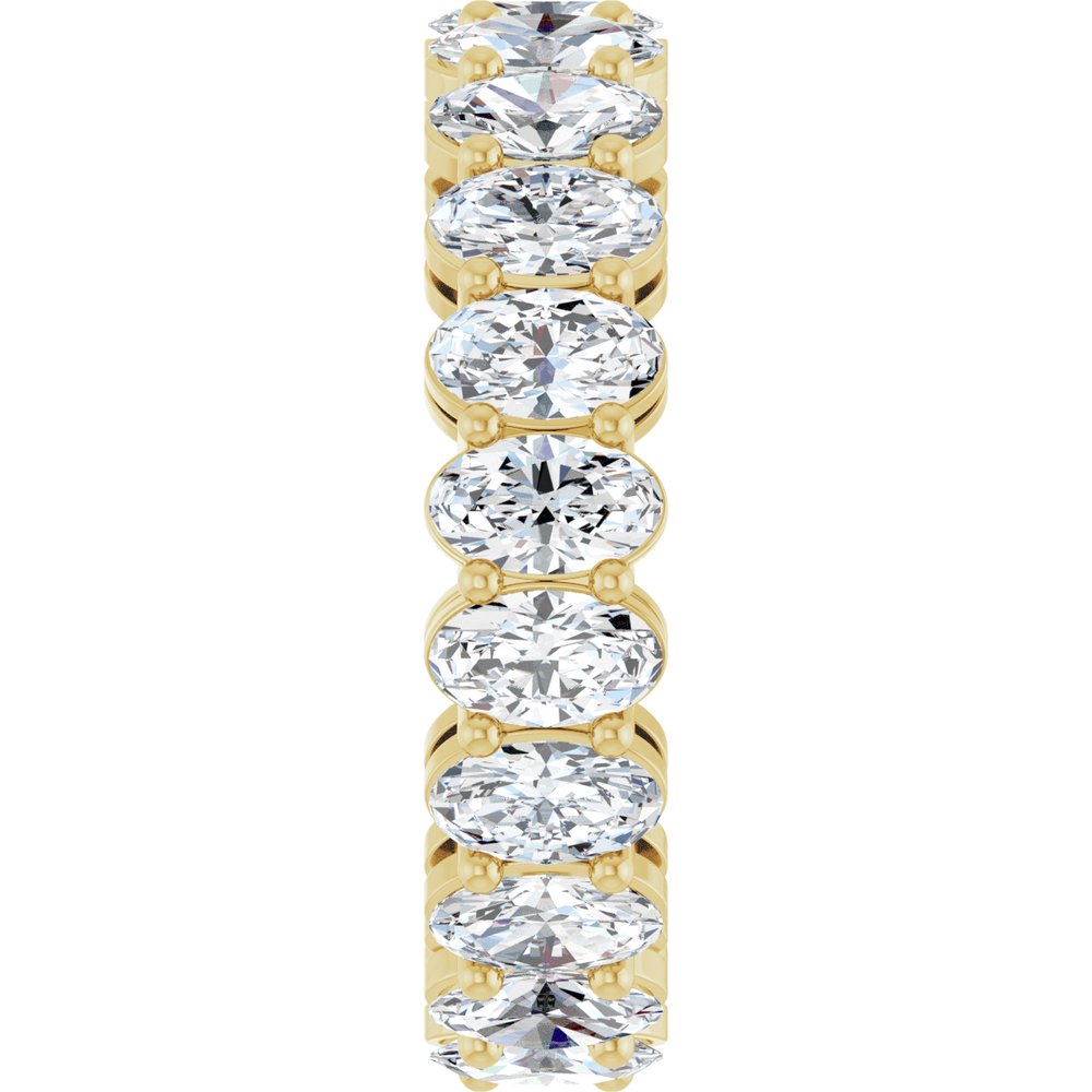 14K Yellow Gold 4 CTW Lab-Grown Diamond Eternity Band
