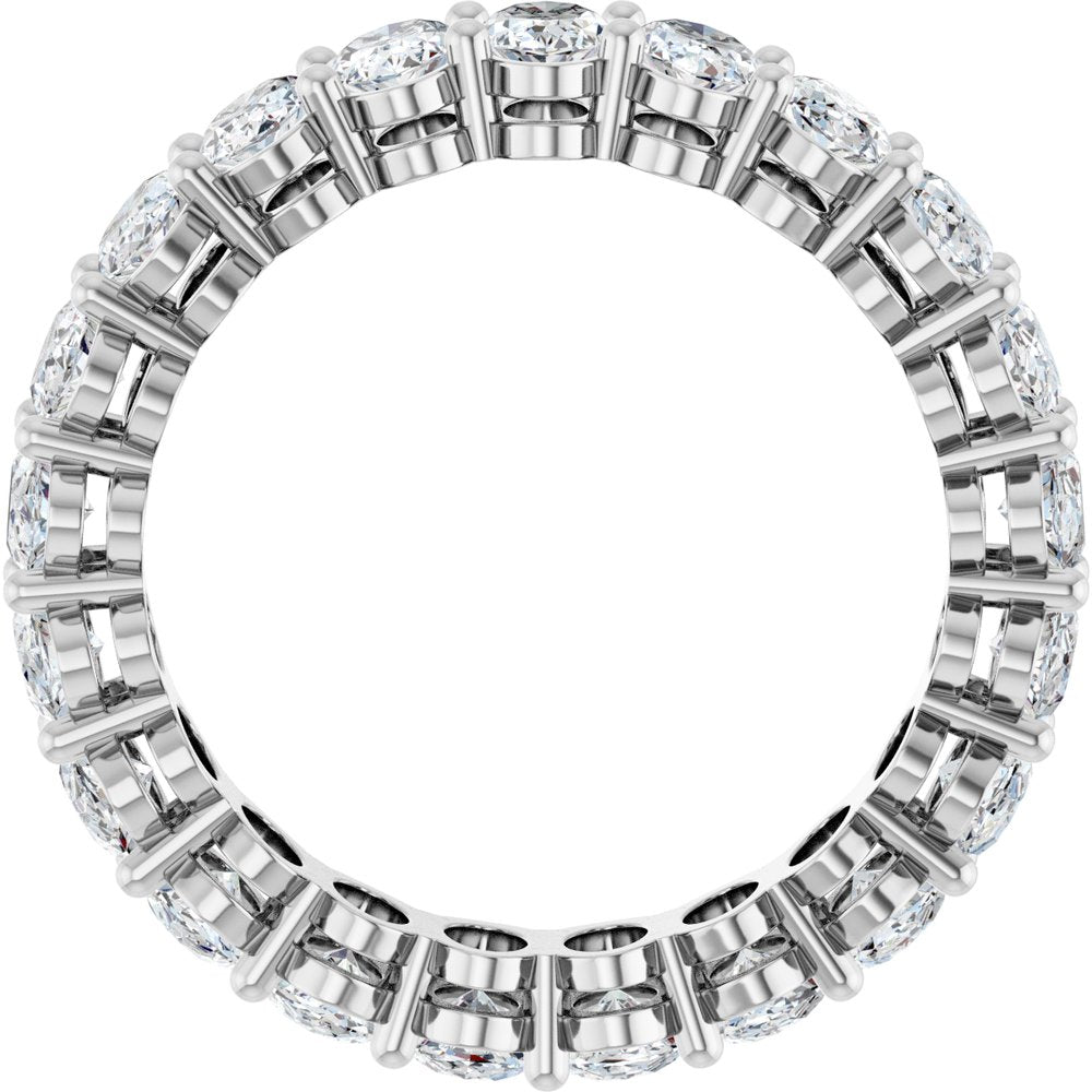 14K White Gold 4 CTW Lab-Grown Diamond Eternity Band