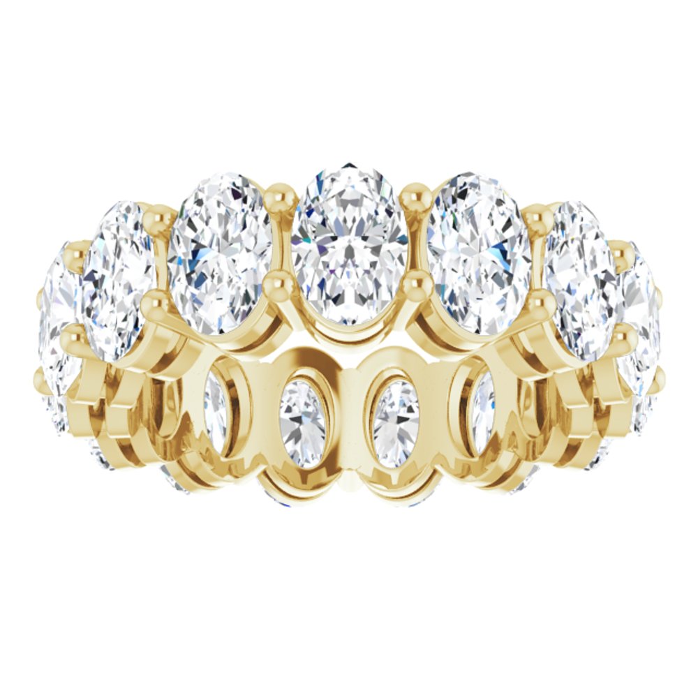 14K Yellow Gold 5 1/2 CTW Lab-Grown Diamond Eternity Band