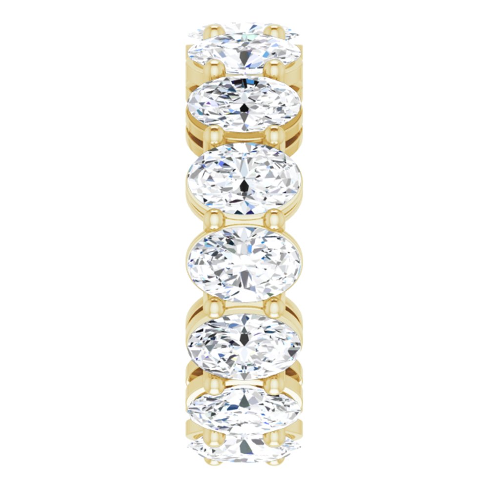 14K Yellow Gold 5 1/2 CTW Lab-Grown Diamond Eternity Band