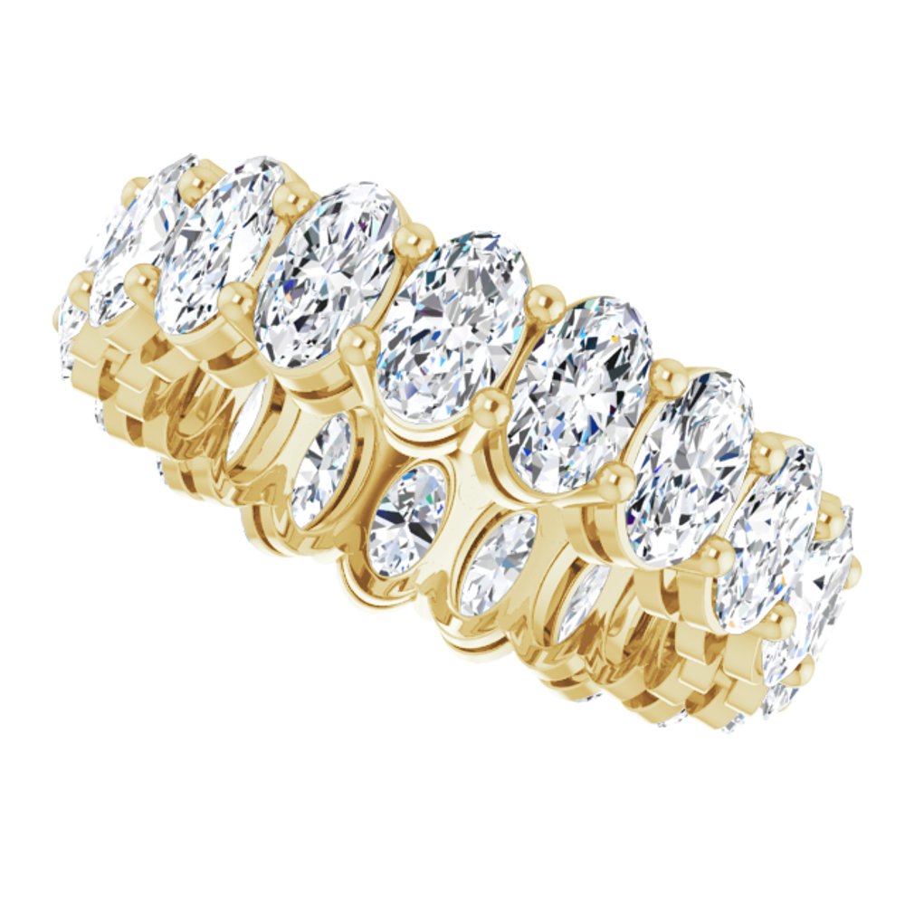 14K Yellow Gold 3 3/8 CTW Lab-Grown Diamond Eternity Band