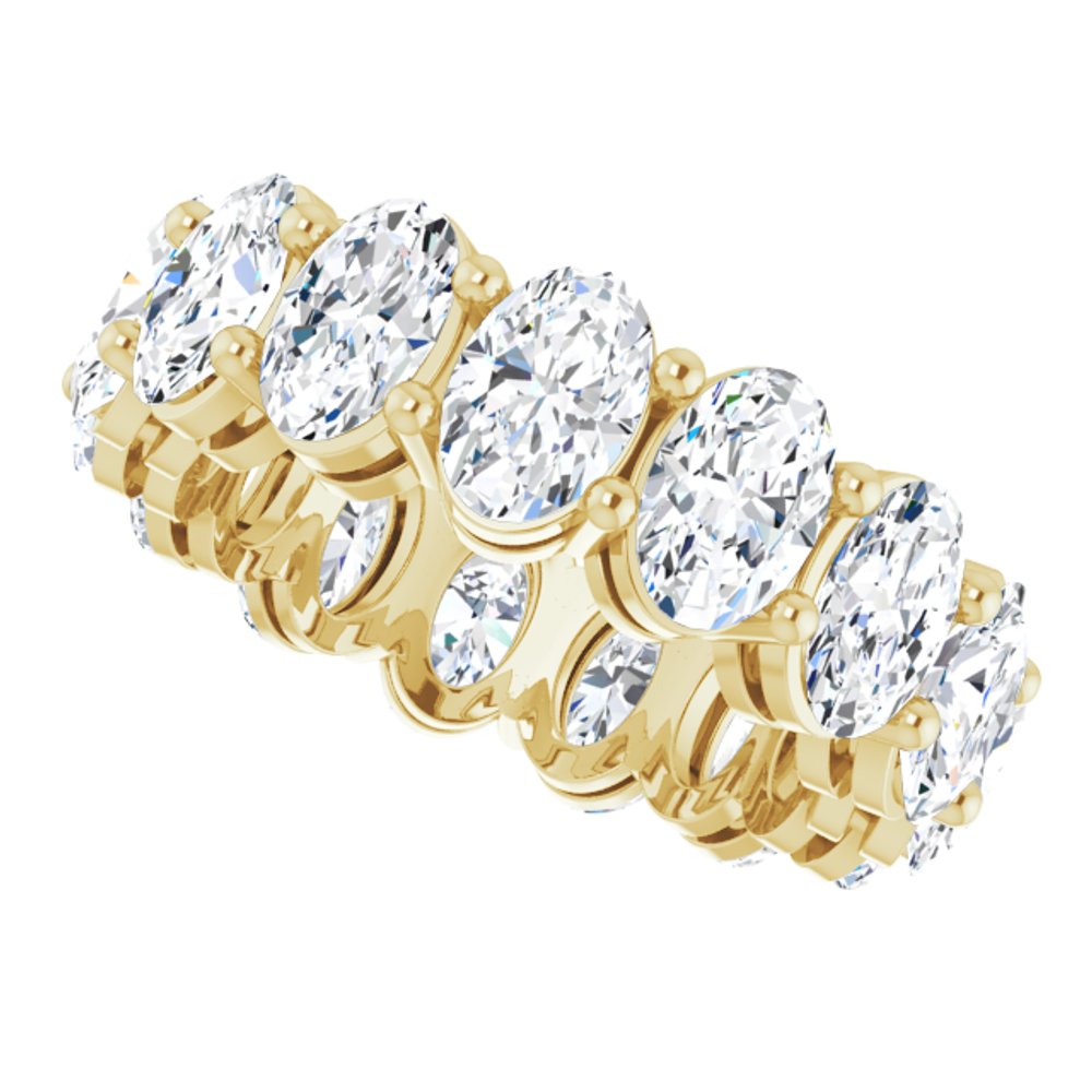 14K Yellow Gold 5 1/2 CTW Lab-Grown Diamond Eternity Band