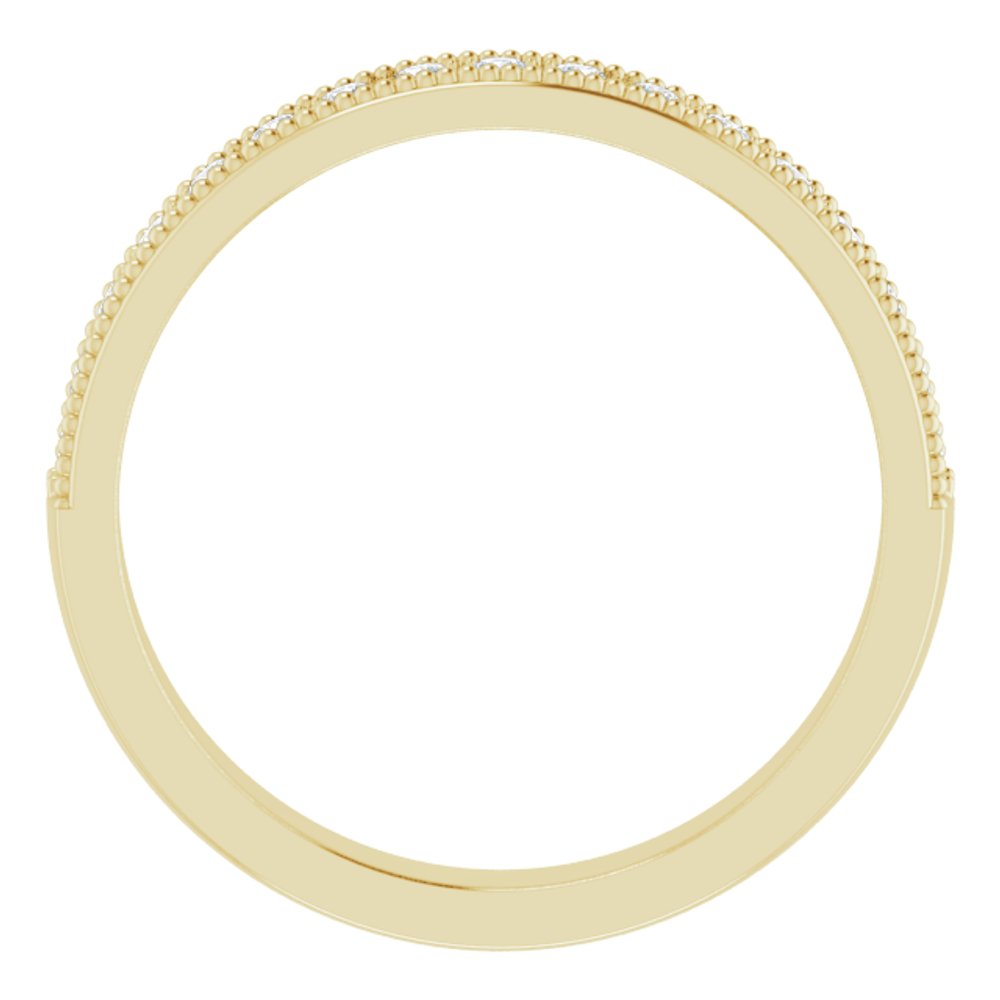 14K Yellow Gold 1/5 CTW Natural Diamond Anniversary Band