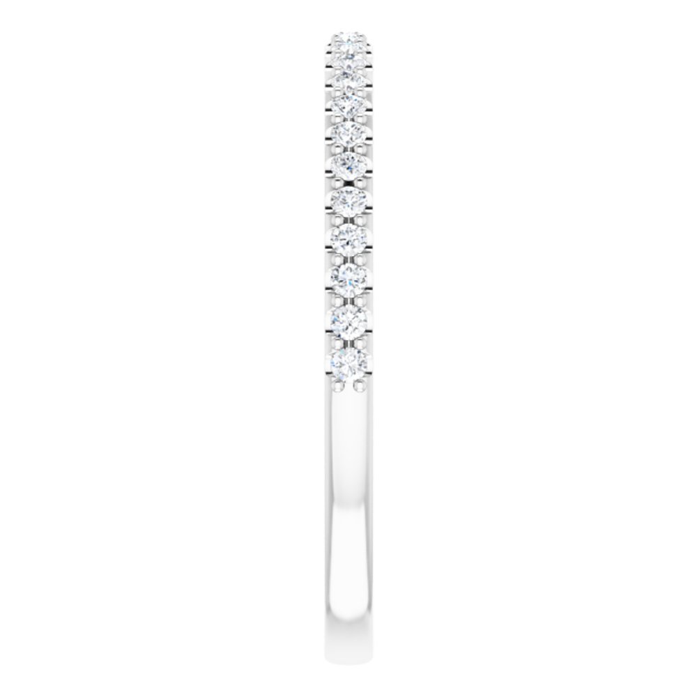 14K White 1/5 CTW Natural Diamond Anniversary Band