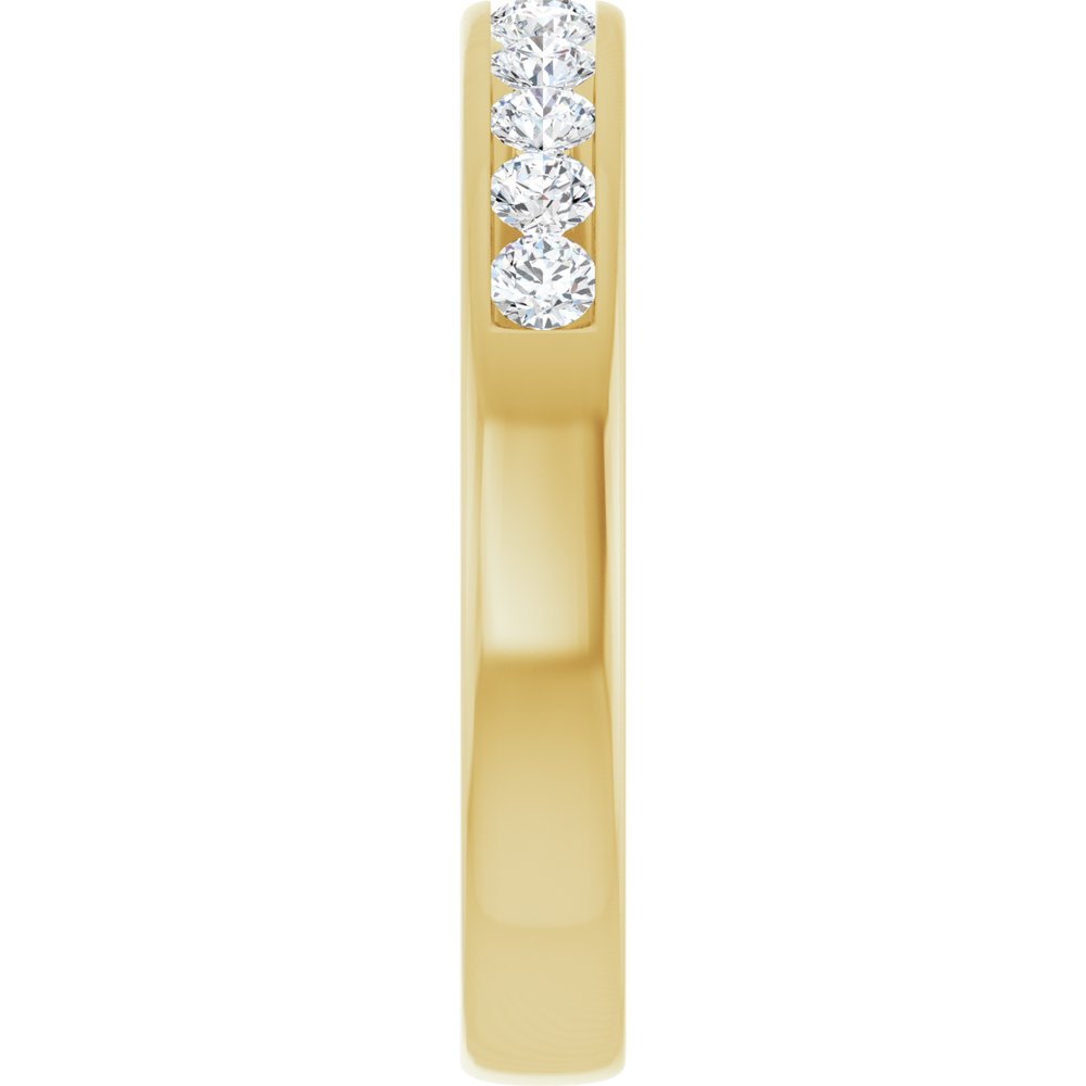 14K Yellow Gold 5/8 CTW Lab-Grown Diamond Band