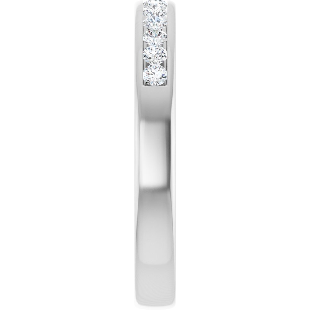Platinum 3/8 CTW Lab-Grown Diamond Band
