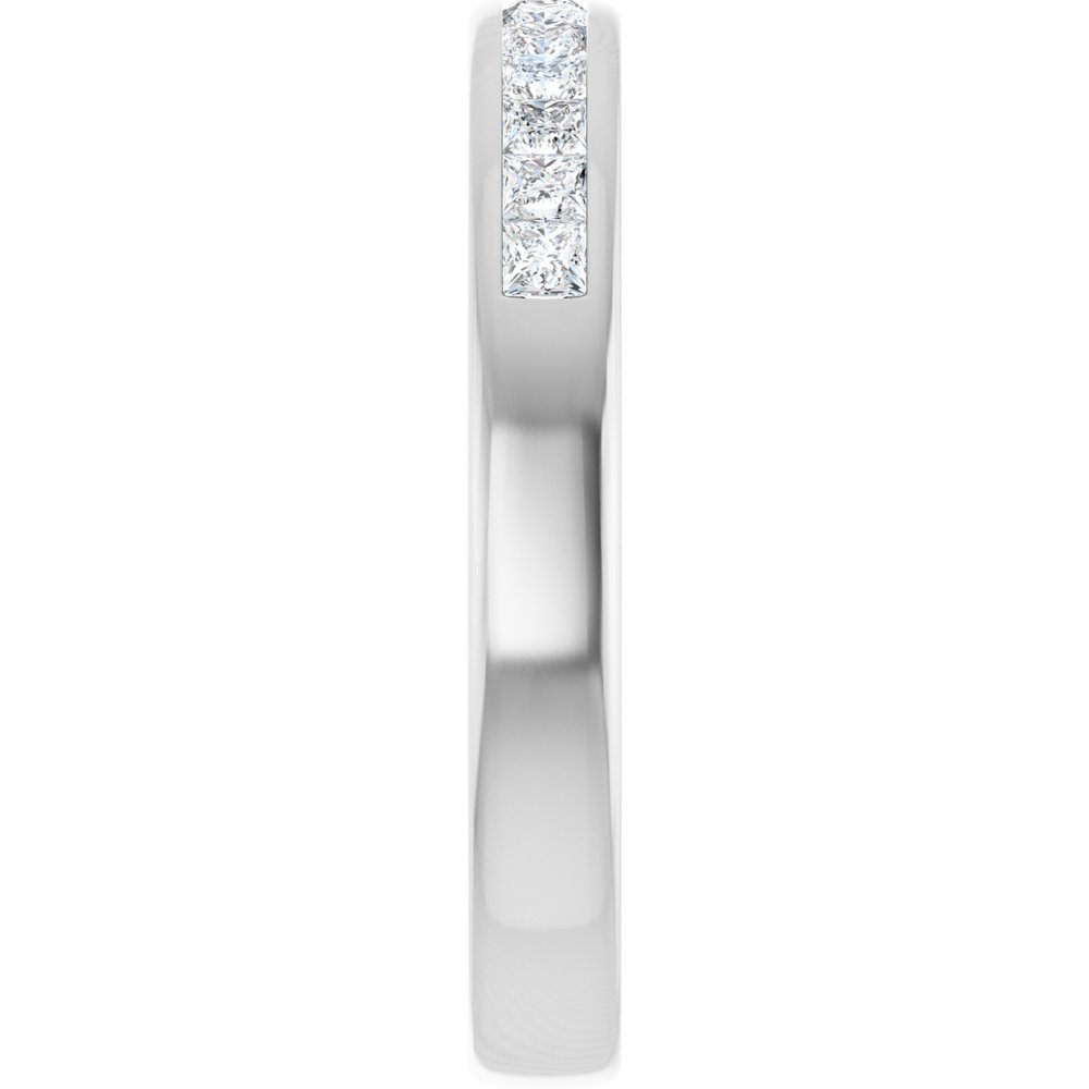 Platinum 1/2 CTW Natural Diamond Band