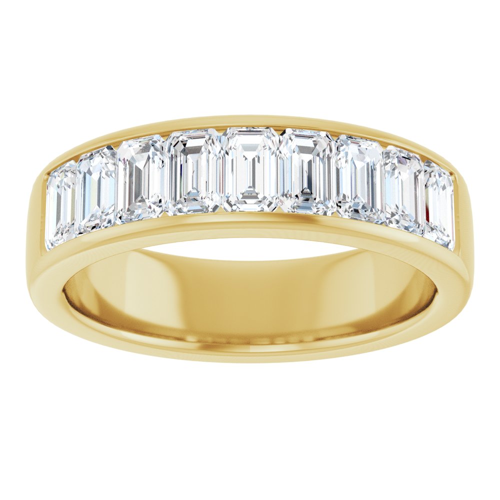 14K Yellow Gold 3 1/6 CTW Lab-Grown Diamond Band