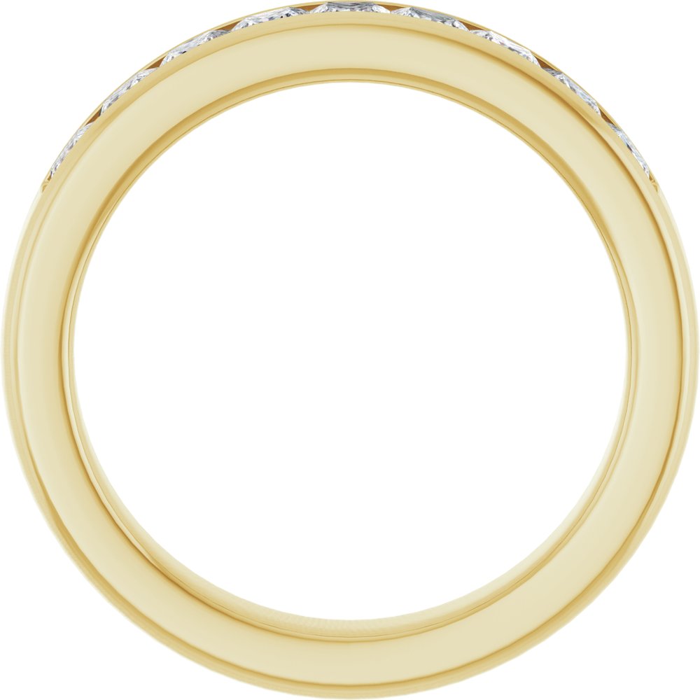 14K Yellow Gold 1 3/8 CTW Natural Diamond Band
