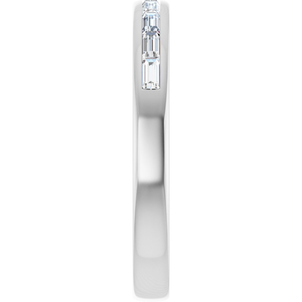 14K White Gold 1/3 CTW Natural Diamond Band