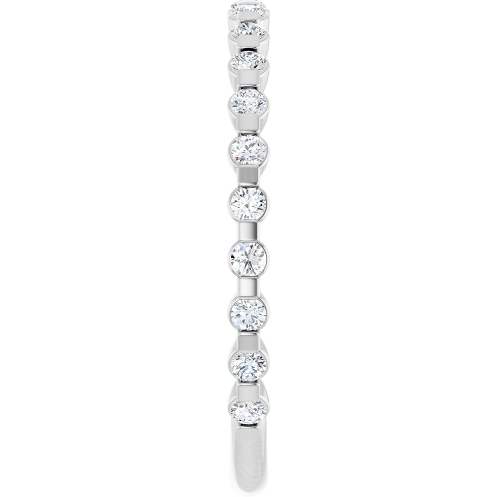 14K White Gold 1/4 CTW Natural Diamond Anniversary Band