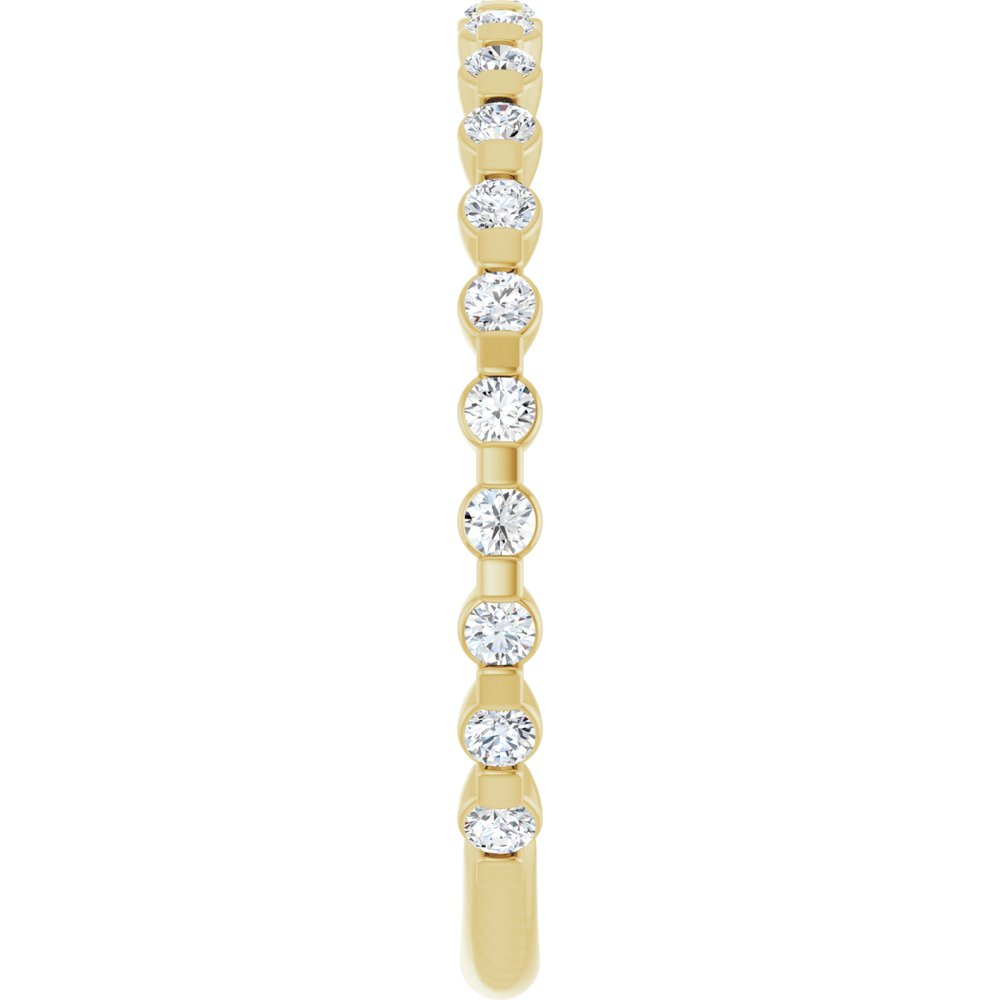 14K Yellow Gold 1/4 CTW Natural Diamond Anniversary Band
