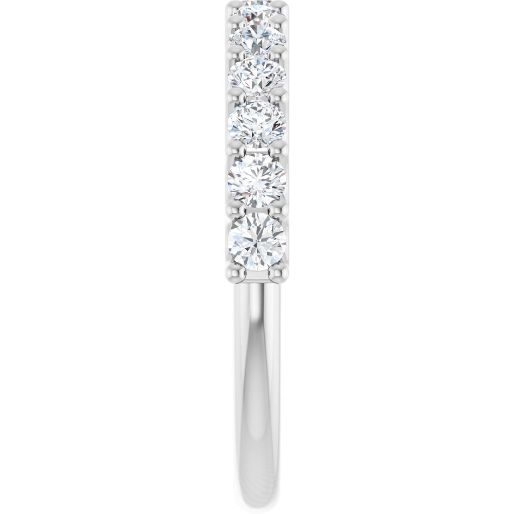 14K White 3/4 CTW Natural Diamond Anniversary Band
