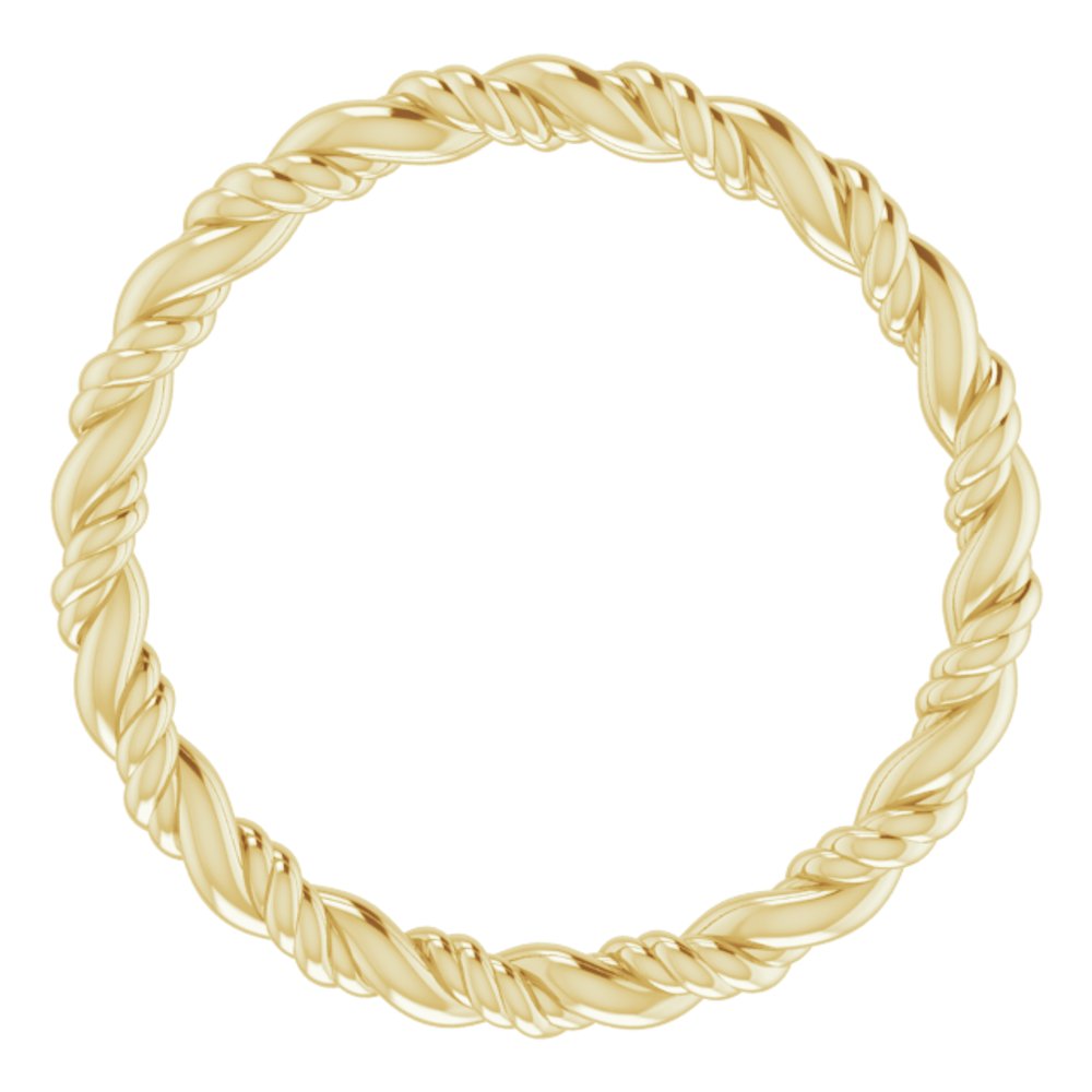 14K Yellow Rope Band