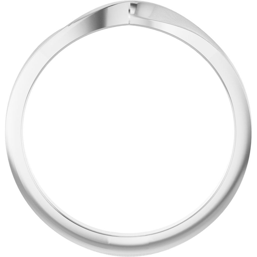 Sterling Silver 3 mm Stackable Twisted Ring