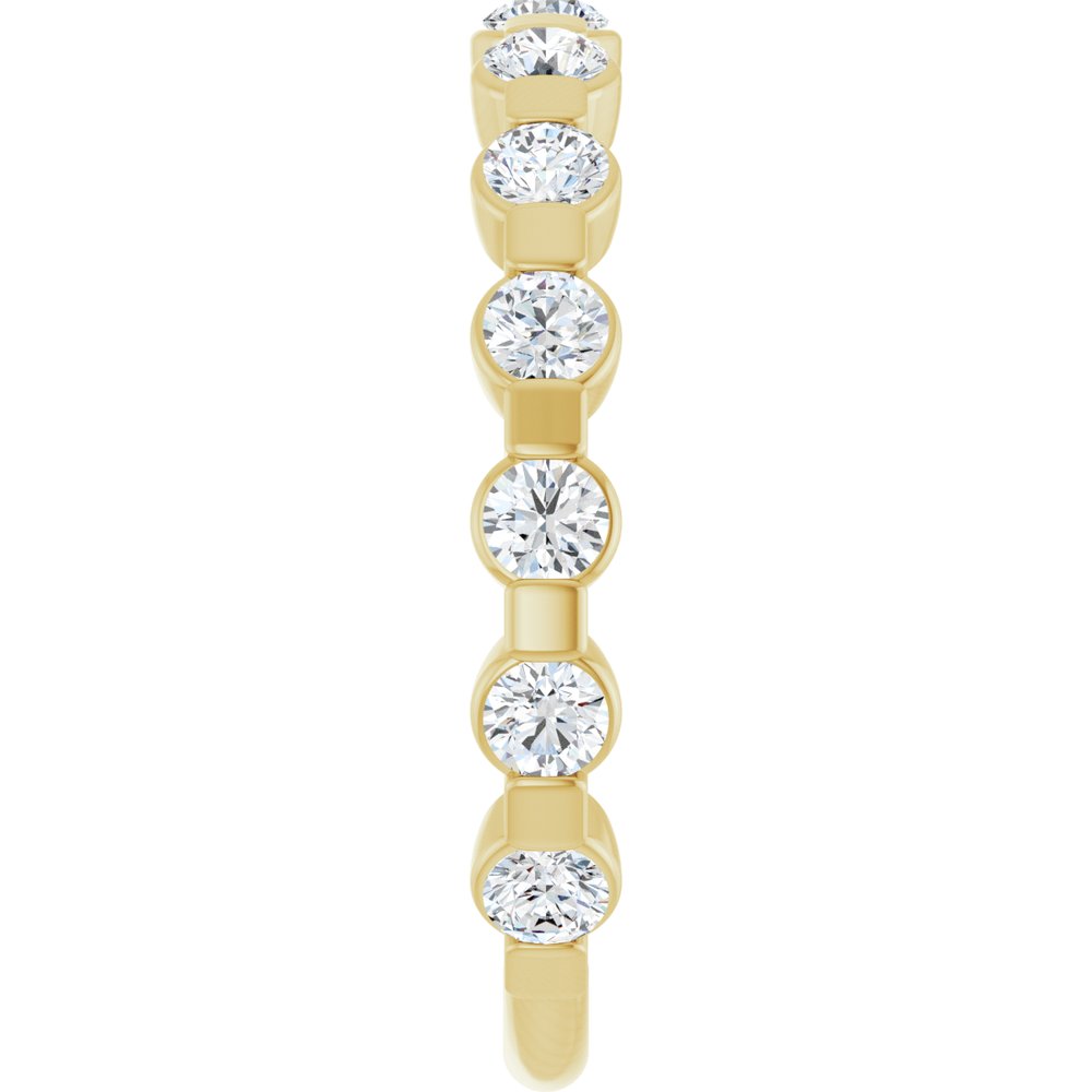 14K Yellow Gold 1/2 CTW Lab-Grown Diamond Anniversary Band
