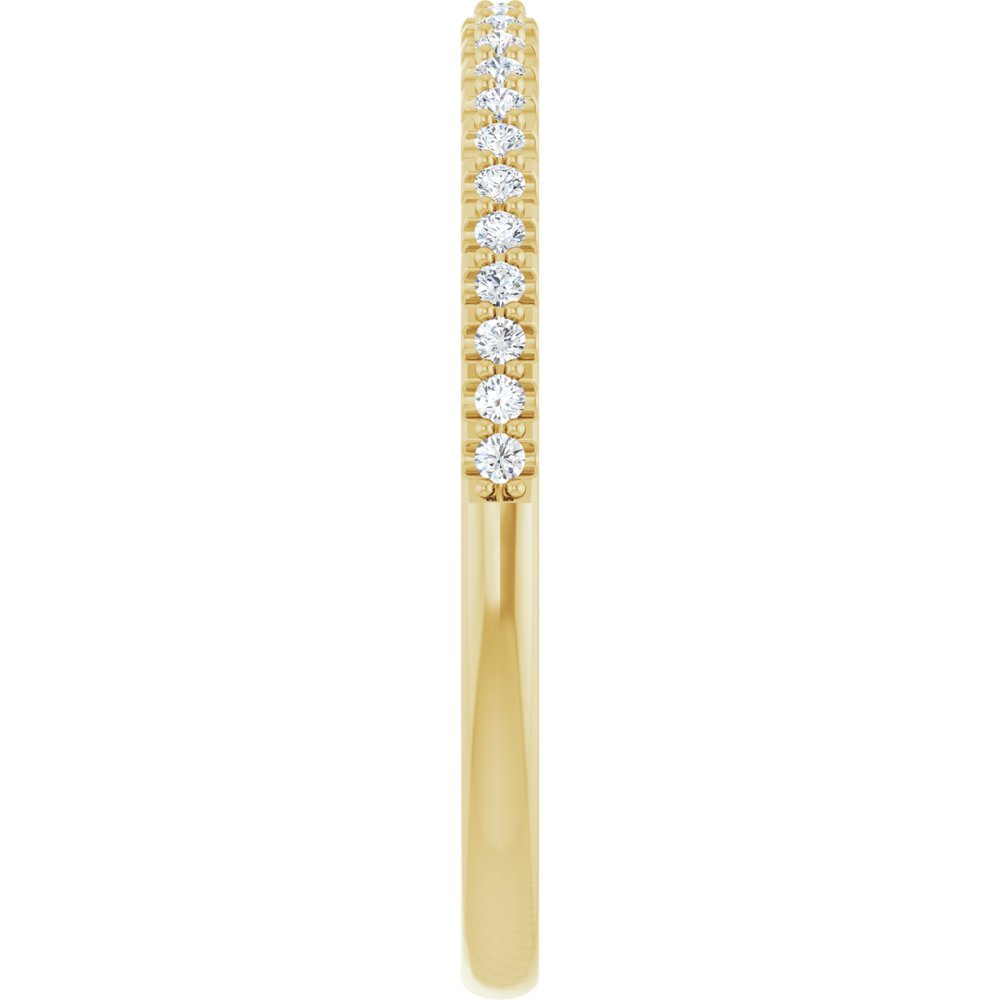 14K Yellow Gold 1/8 CTW Natural Diamond Anniversary Band