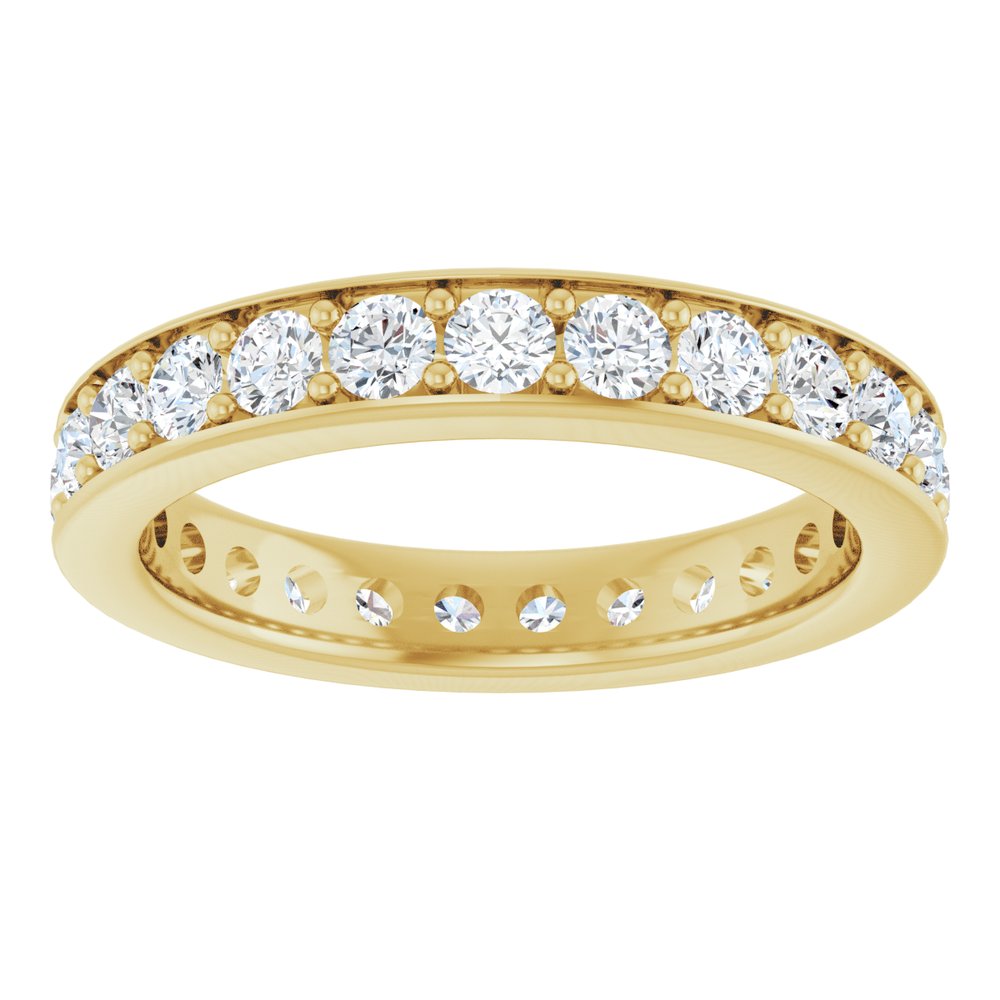 14K Yellow 1 1/2 CTW Lab-Grown Diamond Eternity Band