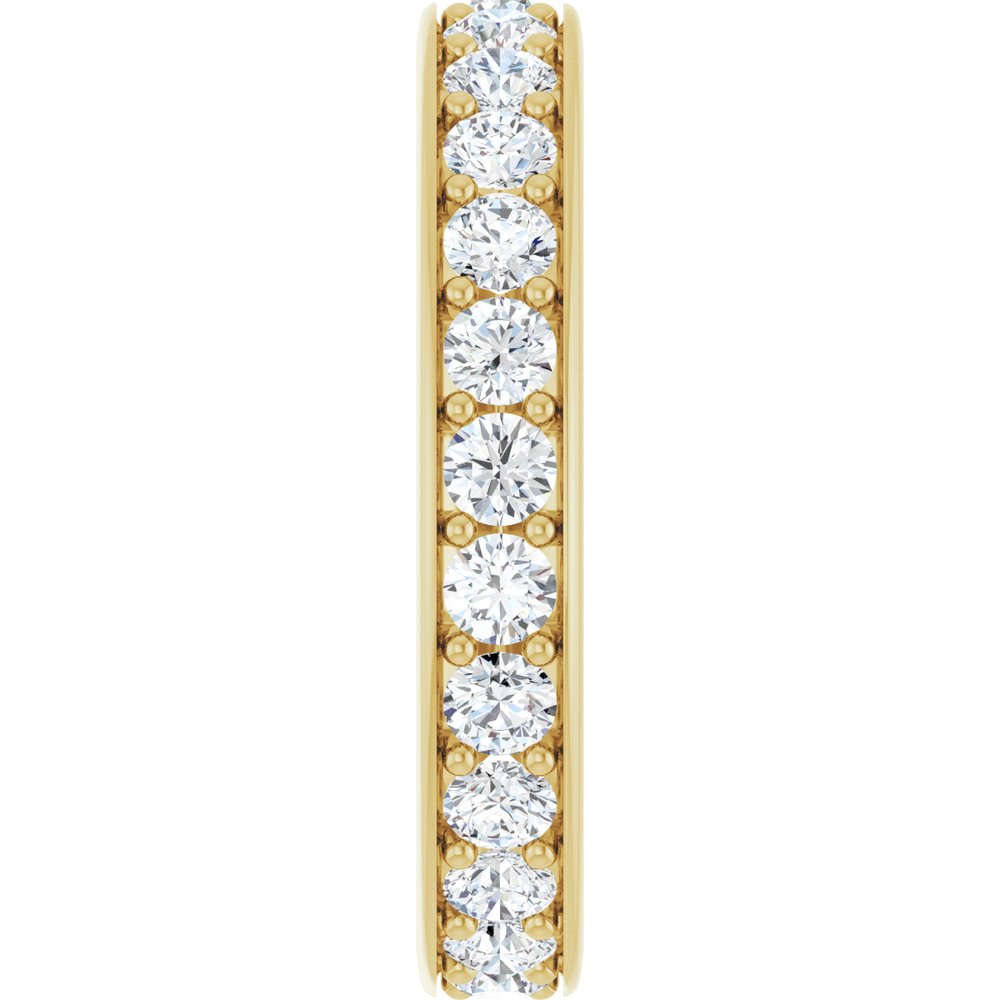 14K Yellow 1 3/8 CTW Lab-Grown Diamond Eternity Band