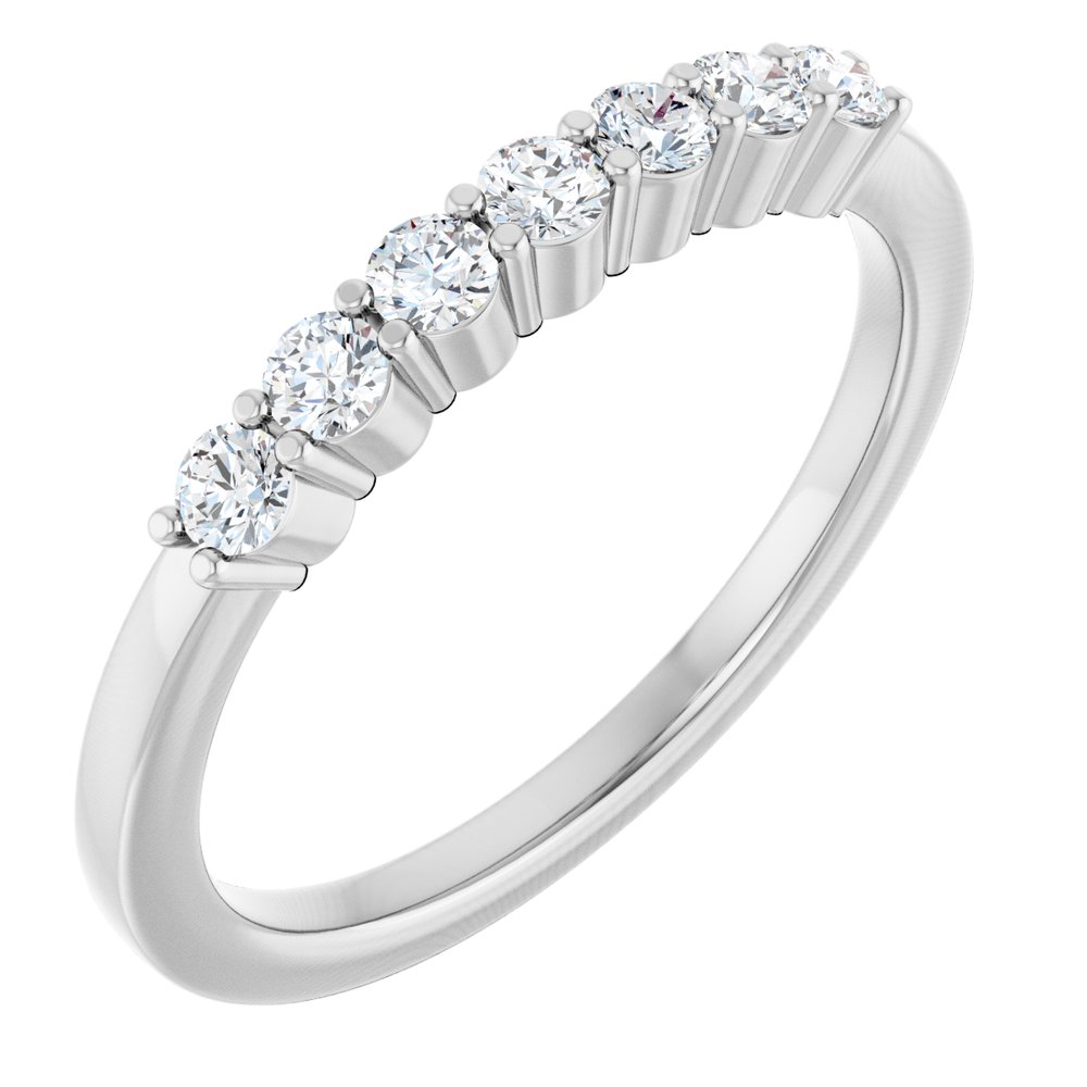 Platinum 1/3 CTW Lab-Grown Diamond Anniversary Band