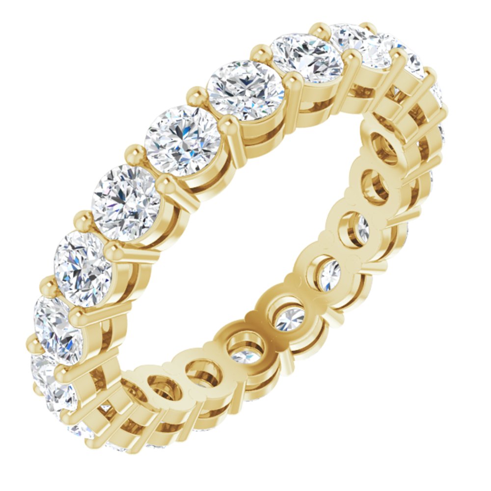 14K Yellow 1 3/4 CTW Lab-Grown Diamond Eternity Band