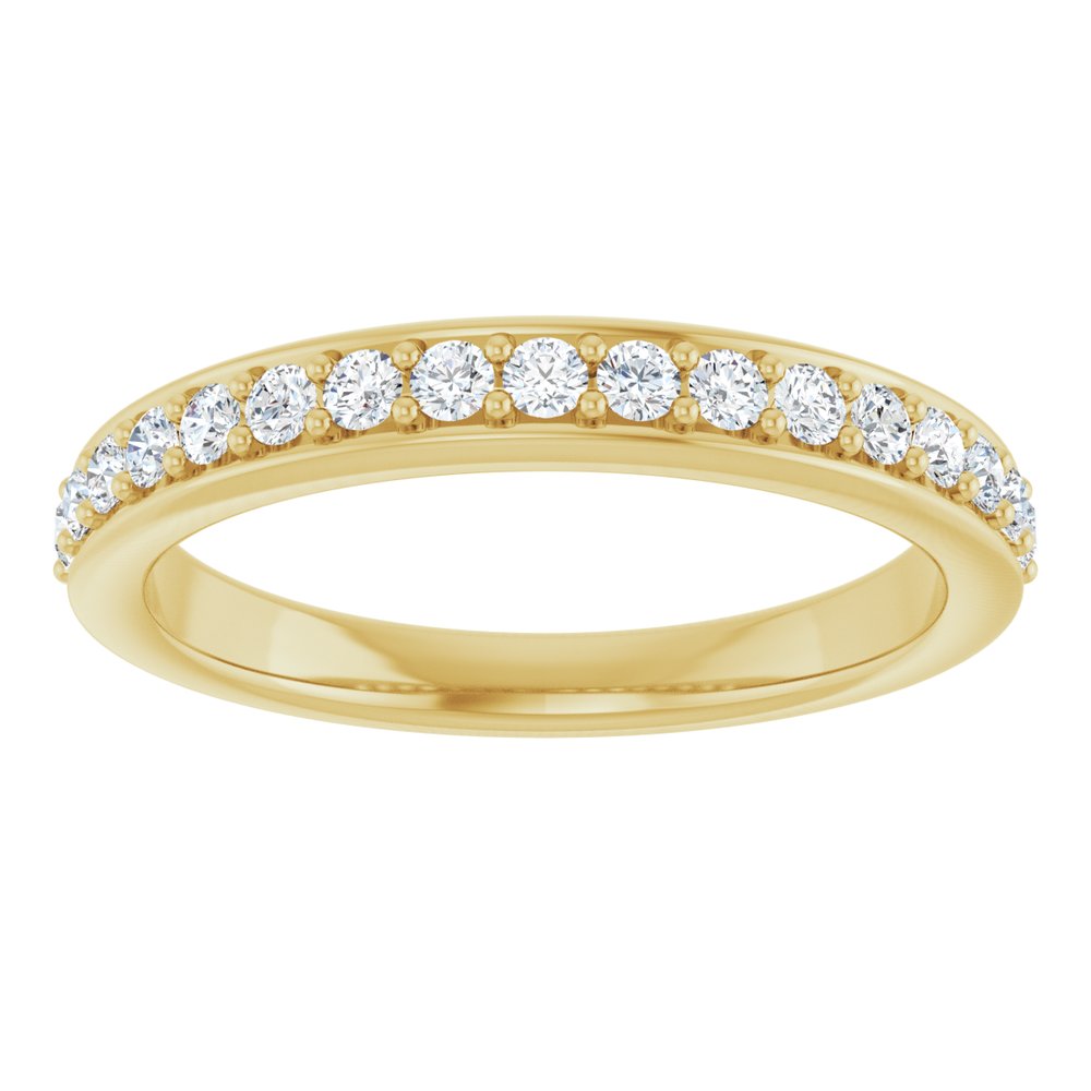 14K Yellow 1/3 CTW Natural Diamond Anniversary Band