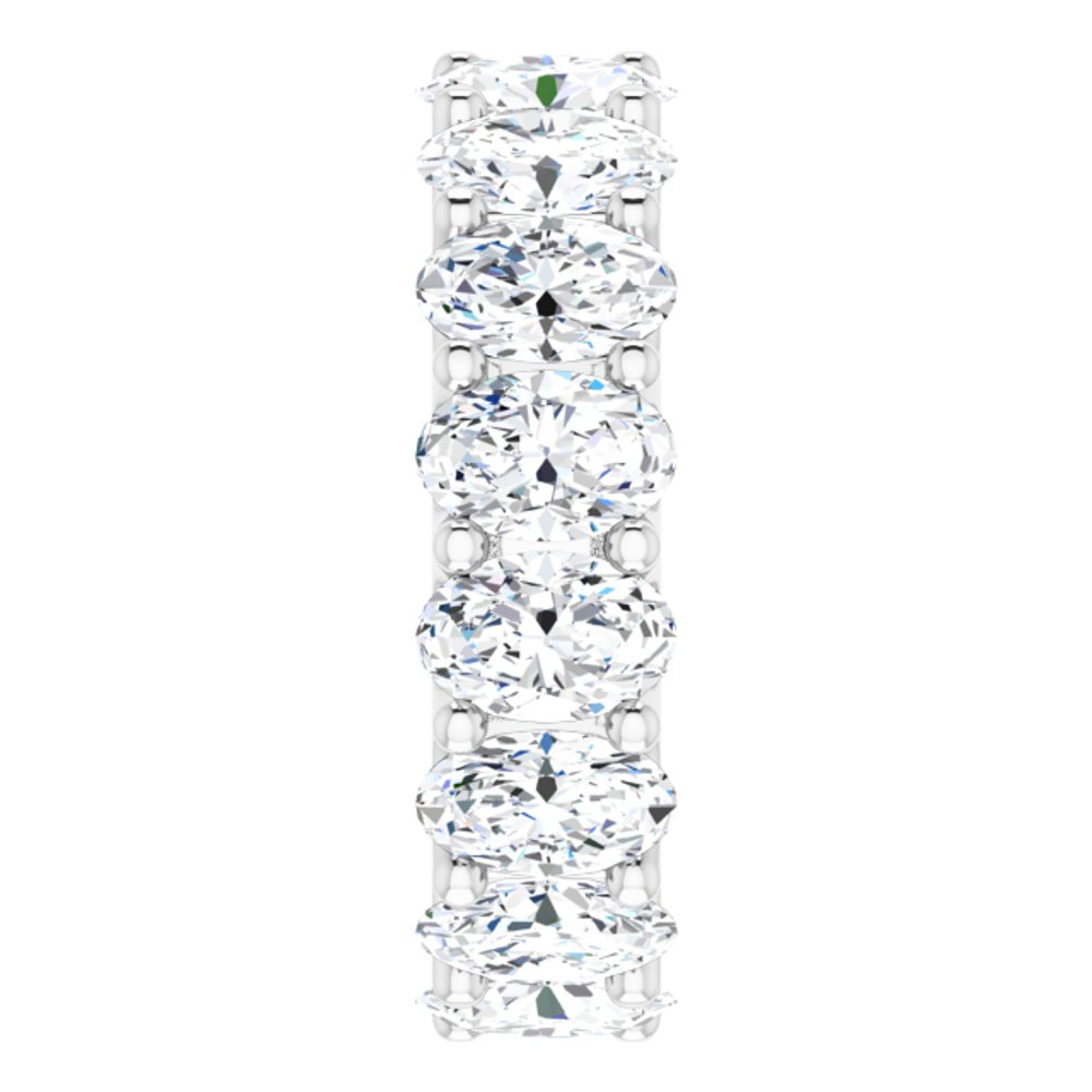 14K White Gold 5 9/10 CTW Lab-Grown Diamond Eternity Band