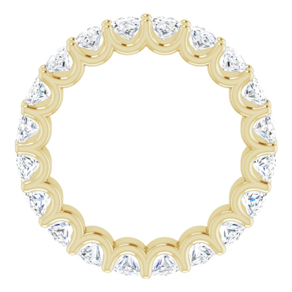 14K Yellow Gold 3 5/8 CTW Lab-Grown Diamond Eternity Band