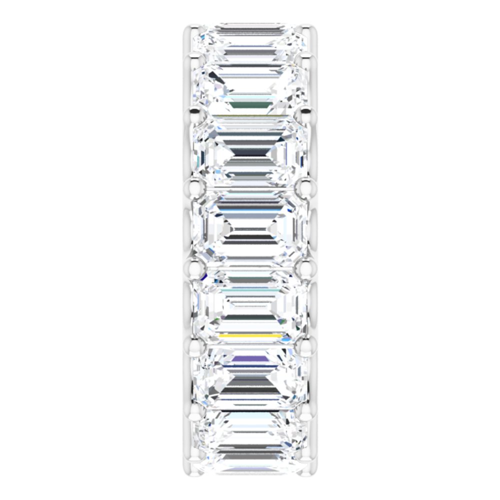 14K White Gold 11 CTW Lab-Grown Diamond Eternity Band