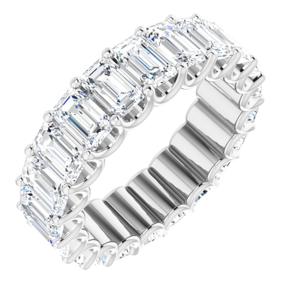 14K White Gold 6 1/2 CTW Lab-Grown Diamond Eternity Band