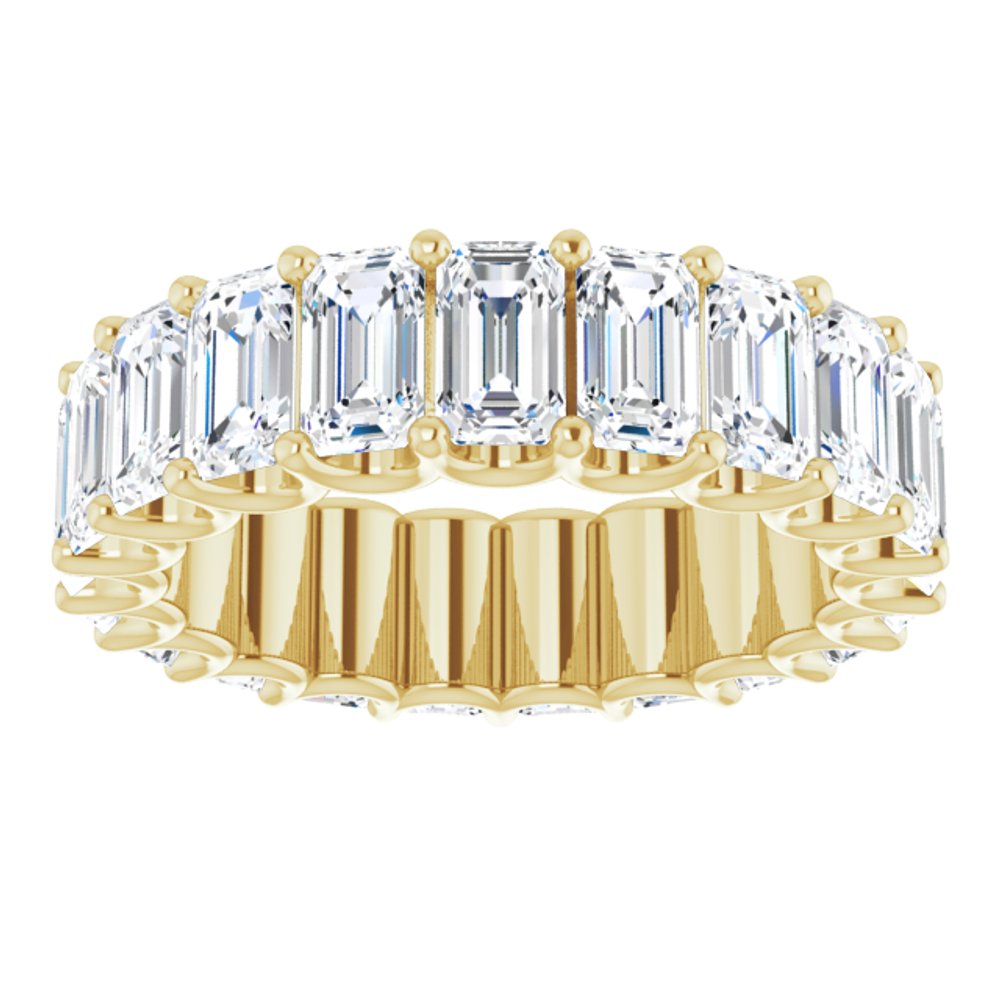 14K Yellow Gold 6 1/2 CTW Lab-Grown Diamond Eternity Band