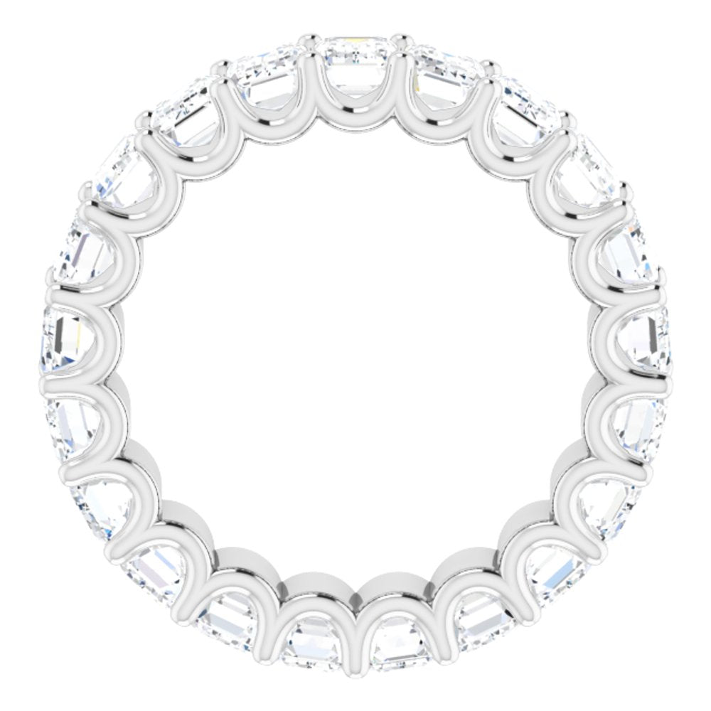 14K White Gold 6 1/2 CTW Lab-Grown Diamond Eternity Band