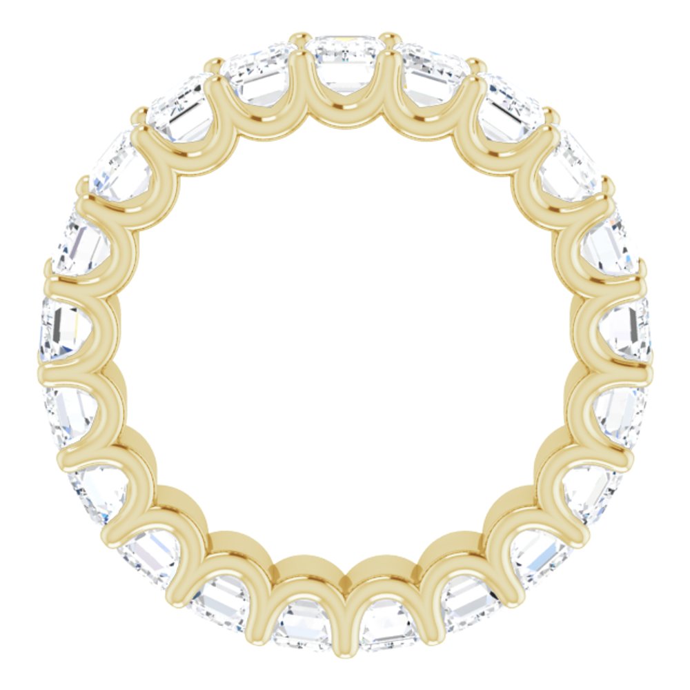 14K Yellow Gold 6 1/2 CTW Lab-Grown Diamond Eternity Band