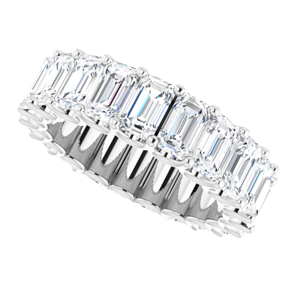 14K White Gold 6 1/2 CTW Lab-Grown Diamond Eternity Band