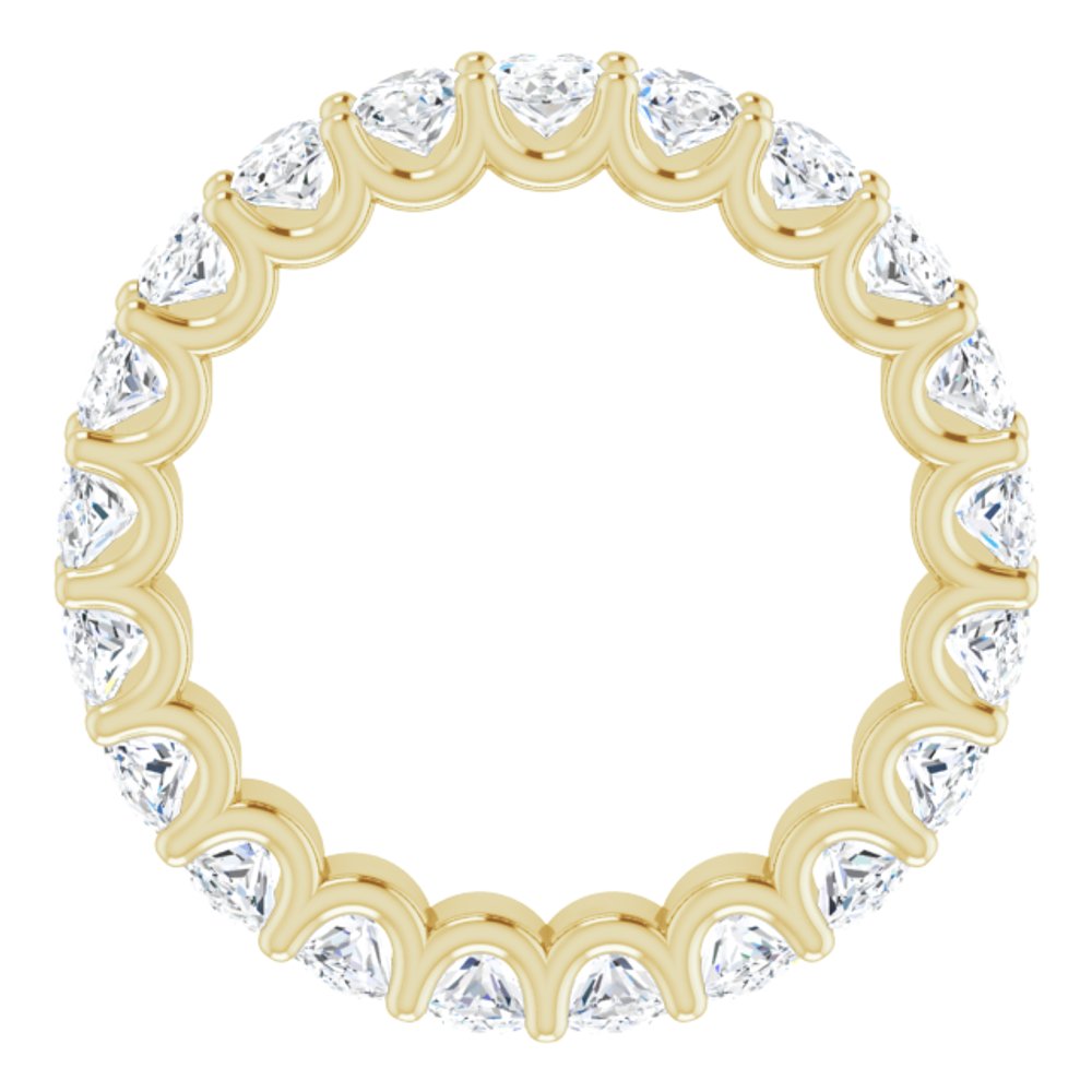 14K Yellow Gold 4 CTW Lab-Grown Diamond Eternity Band