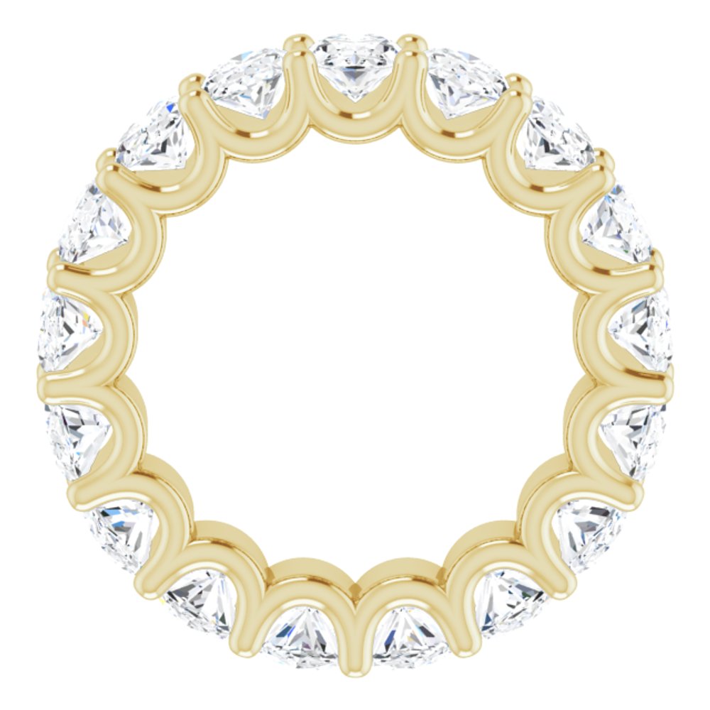 14K Yellow Gold 6 3/4 CTW Lab-Grown Diamond Eternity Band