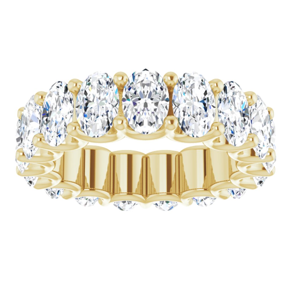 14K Yellow Gold 6 3/4 CTW Lab-Grown Diamond Eternity Band