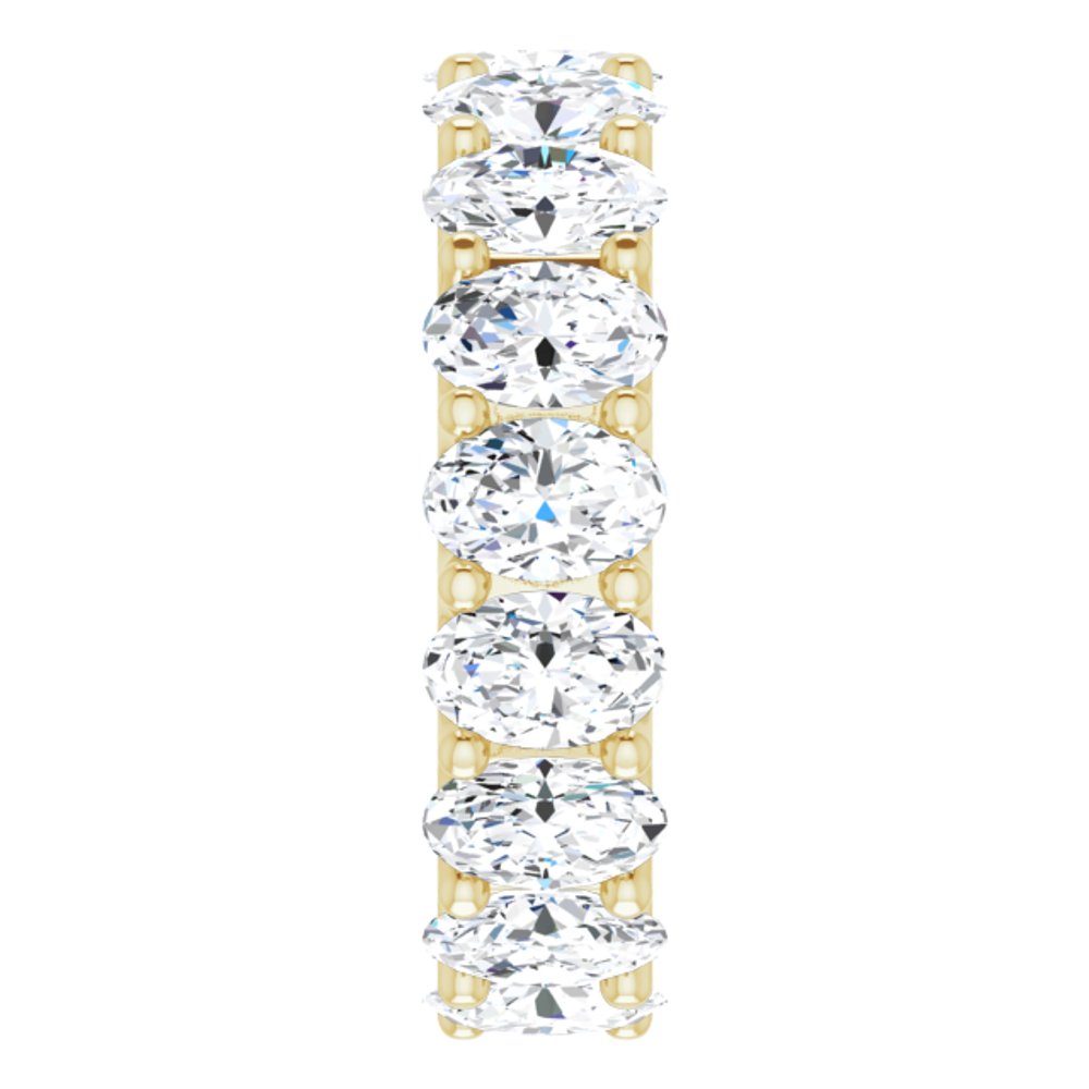 14K Yellow Gold 6 3/4 CTW Lab-Grown Diamond Eternity Band