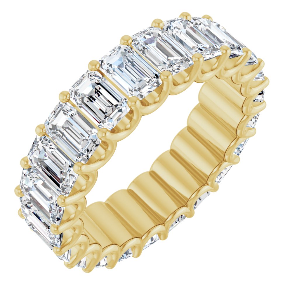 14K Yellow Gold 6 5/8 CTW Lab-Grown Diamond Eternity Band