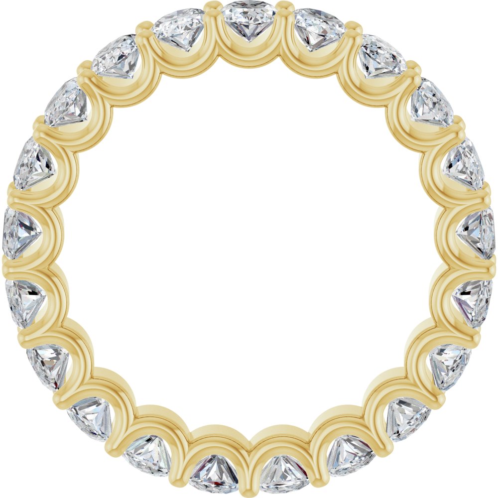 14K Yellow Gold 3 3/4 CTW Lab-Grown Diamond Eternity Band