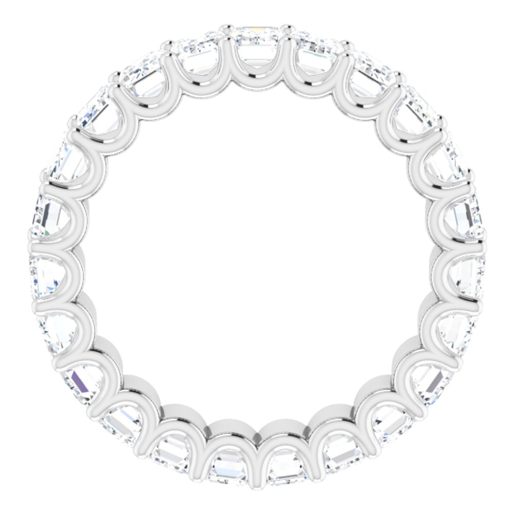 14K White Gold 7 1/8 CTW Lab-Grown Diamond Eternity Band