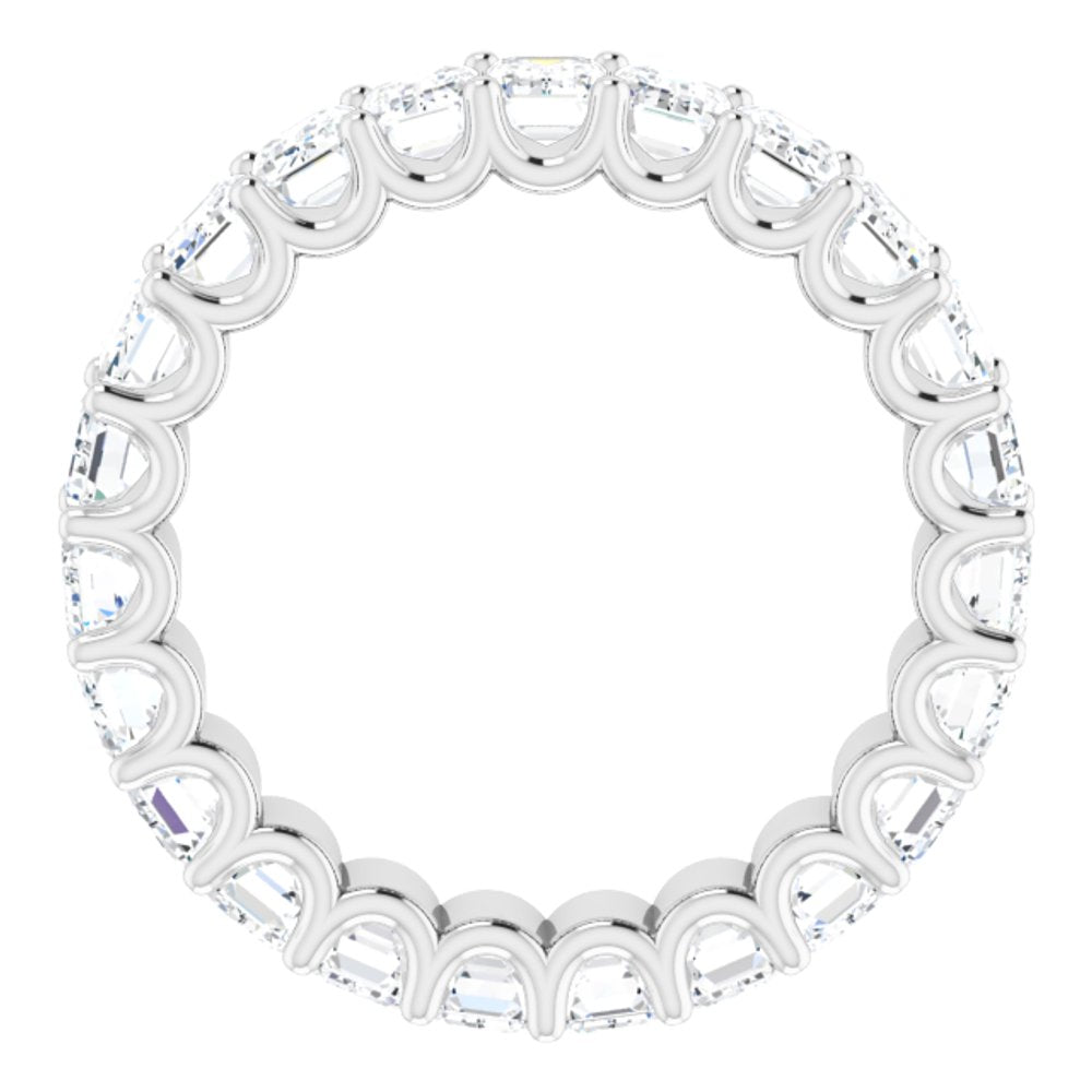 14K White Gold 7 1/8 CTW Lab-Grown Diamond Eternity Band