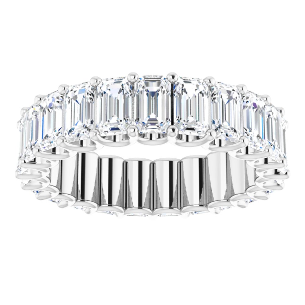 14K White Gold 7 1/8 CTW Lab-Grown Diamond Eternity Band