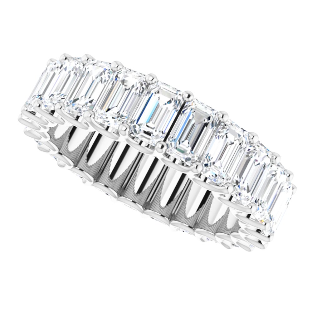 14K White Gold 7 1/8 CTW Lab-Grown Diamond Eternity Band