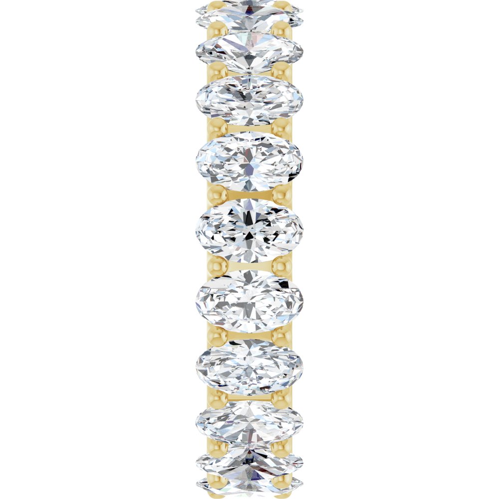 14K Yellow Gold 3 3/4 CTW Lab-Grown Diamond Eternity Band