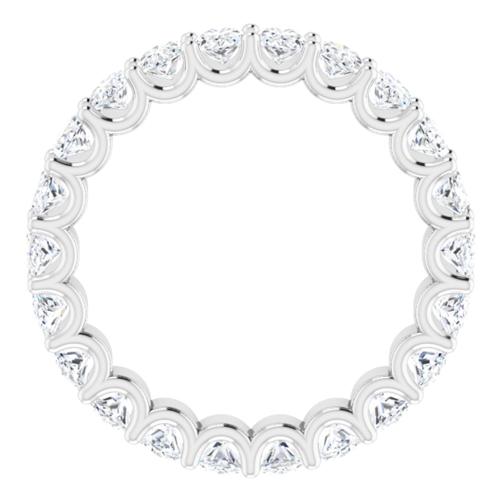 14K White Gold 4 1/3 CTW Lab-Grown Diamond Eternity Band