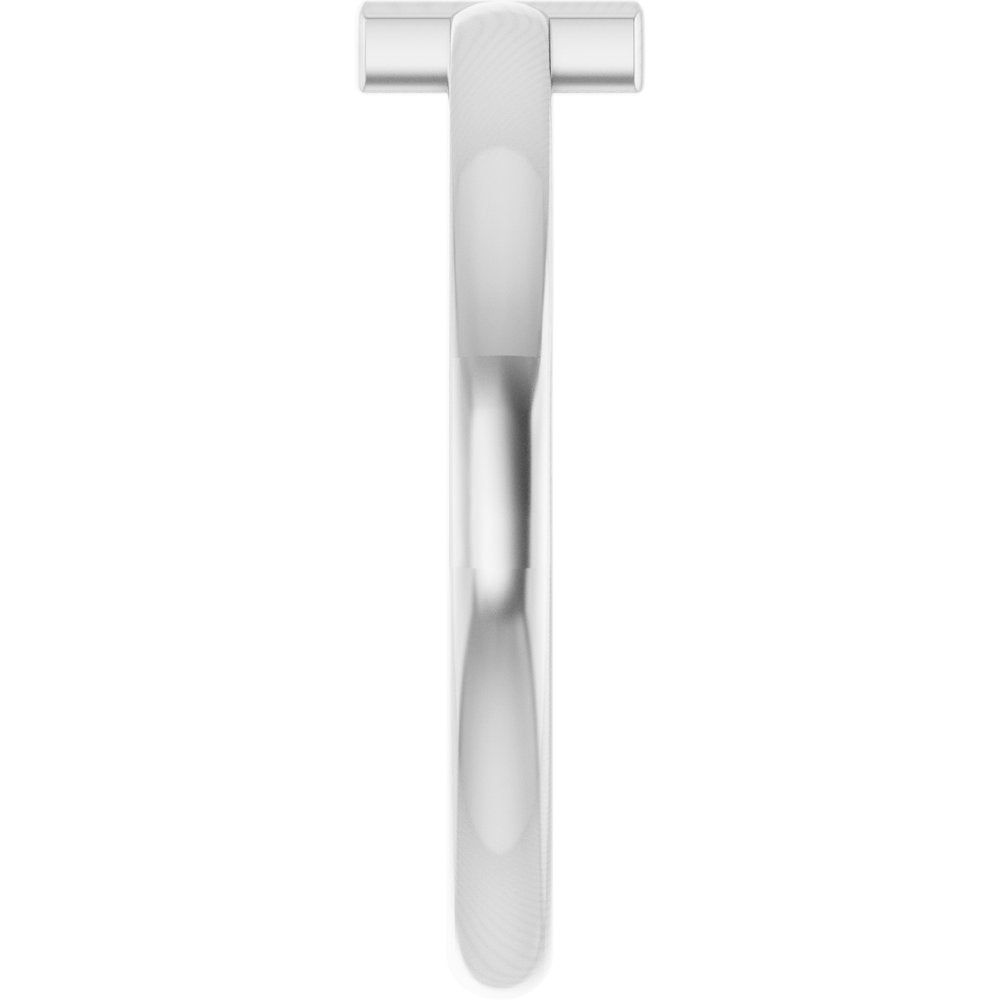 14K White Gold .015 CTW Natural Diamond Youth Sideways Cross Ring
